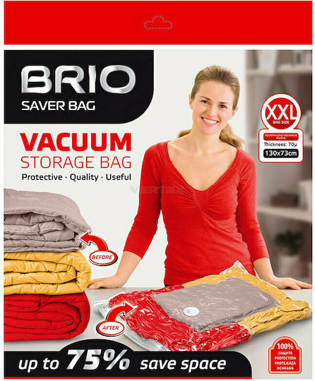 Vertex Plastic Storage Bag For Clothes Airtight and with Vacuum 73x130x130cm 1pcs Vertex Plastic Storage Bag For Clothes Airtight and with Vacuum 73x130x130cm 1pcs