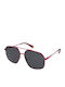 Polaroid Unisex Sunglasses with Red Metallic Frame and Grey Polarized Lenses PLD6173/S QHO/M9