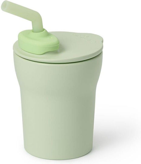 Miniware Căniță pentru copii din Silicon Verde 170ml