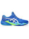 ASICS Court FF 3 Novak Tennisschuhe Tongelände Blau