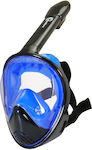 Bluewave Μάσκα Θαλάσσης Full Face με Αναπνευστήρα L/XL σε Μπλε χρώμα