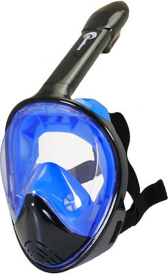 Bluewave Full Face Diving Mask Set with Respirator L/XL Blue NLQ