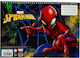 Gim Drawing Pad Spiderman C4 22.9x32.4cm 40 Sheets