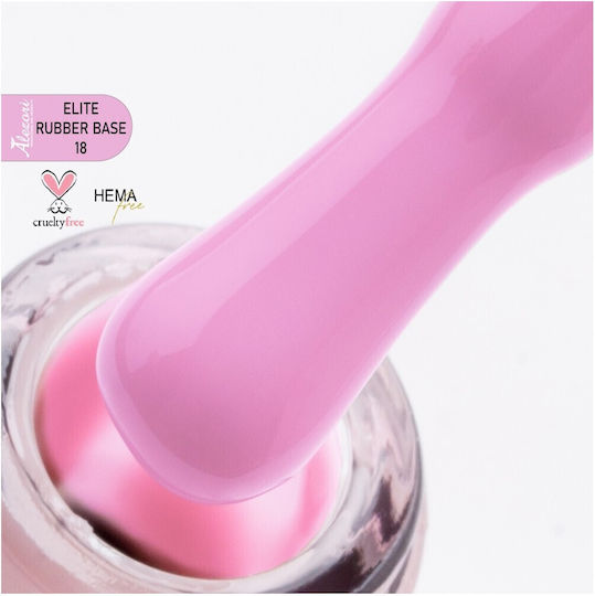 Alezori Base Elite 18 Strat de bază pentru lacuri de unghii semipermanente Cauciuc 15ml