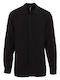 Long-Sleeve Shirt in Regular Fit Black