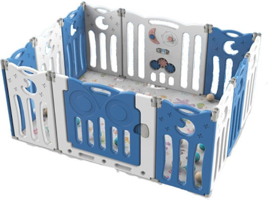 Kidstoys Zaun 143x106x63cm. für 1+ Jahre Blau