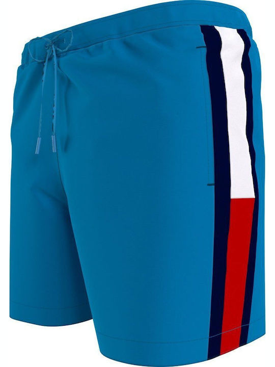 Costum De Baie Bărbați Pantaloni Scurți Albaștri