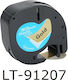 LetraTag Label Maker Tape 4m x 12mm in Black Colour Compatible with Dymo LetraTag/LT