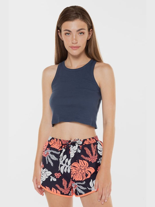 Pepe Jeans Piera Damen Sommer Crop Top Ärmellos...