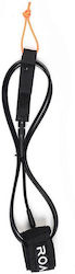 Roam Surfboard Leash extra strong 7.0 7mm Black