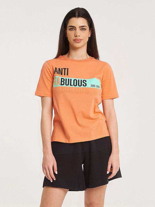 Aiko Γυναικείο T-shirt Πορτοκαλί