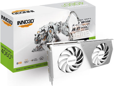 Inno 3D GeForce RTX 4060 Ti 8GB GDDR6 Twin X2 OC White Graphics Card