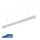 V-TAC LED Γραμμικό Φωτιστικό Οροφής 40W Ψυχρό Λευκό IP20 Μ120xΒ6.7xΥ3.5εκ.