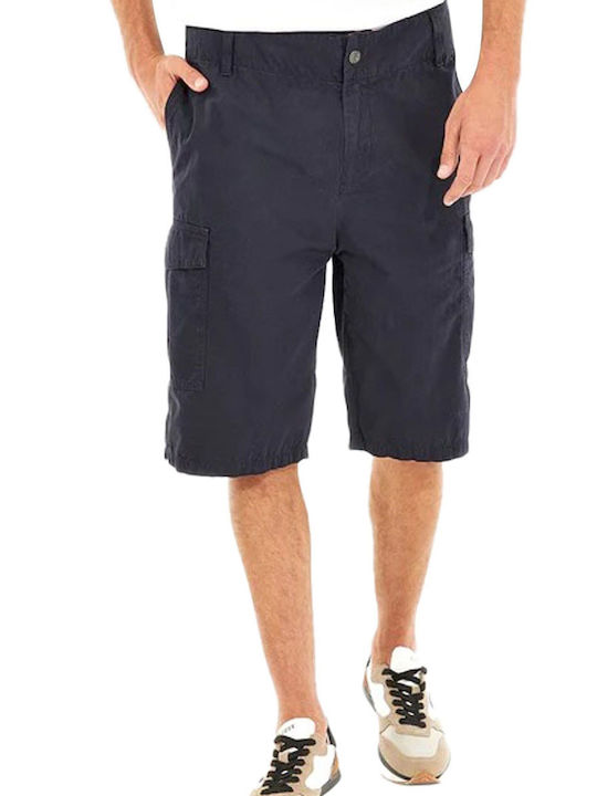 Guess Men's Shorts Cargo Navy Blue