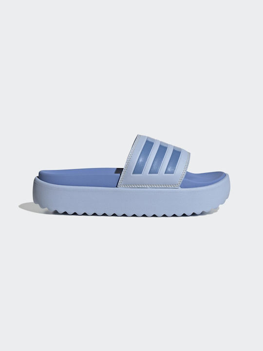 Adidas Adilette Slides με Πλατφόρμα Blue Dawn /...