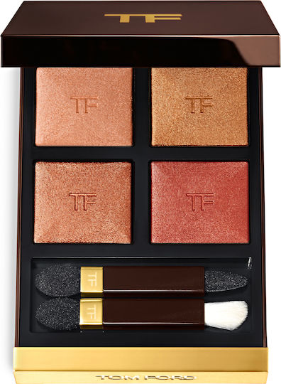 Tom Ford Quad Paletă cu Farduri de Pleoape Formă Solidă Zori de piersici 6gr