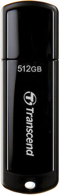 Transcend JetFlash 700 512GB USB 3.0 Stick Schwarz