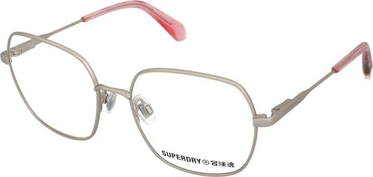 Superdry Women's Metal Prescription Eyeglass Frame Pink SDO 3008 002