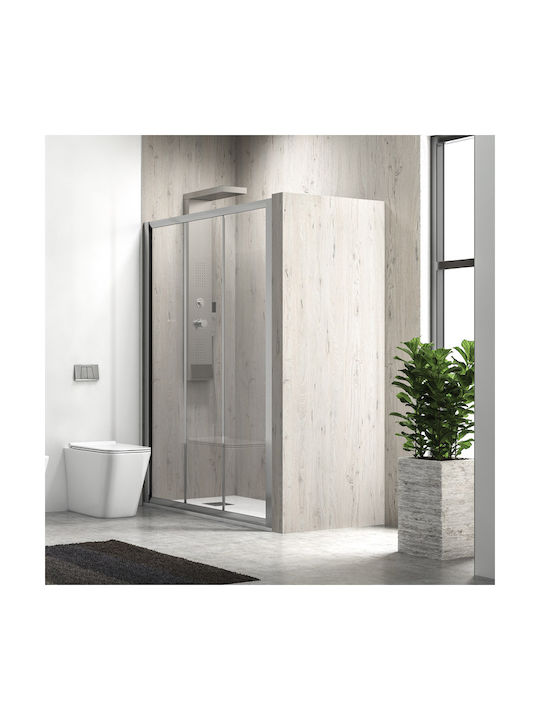 Karag Penta 300 Shower Screen for Shower with Sliding Door 70x190cm Satine