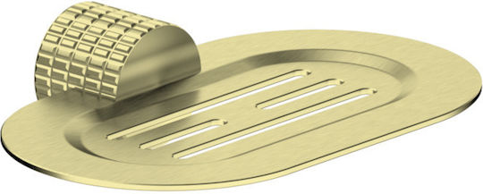 Sparke Miratto 10 Σπογγοθήκη Επιτοίχια Μεταλλική Brushed Gold