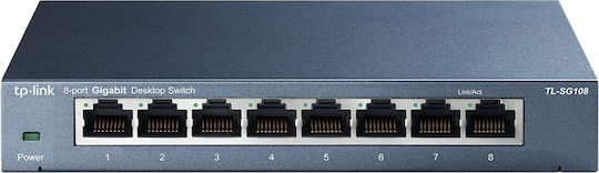 TP-LINK TL-SG108 Unmanaged L2 Switch with 8 Ethernet Ports