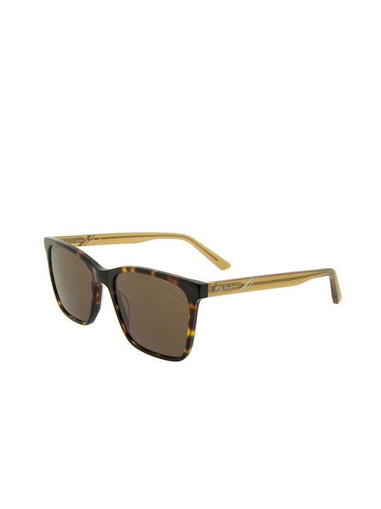 Pepe Jeans Bogota Men's Sunglasses with Brown Tartaruga Plastic Frame and Brown Polarized Lens PJ7407-101