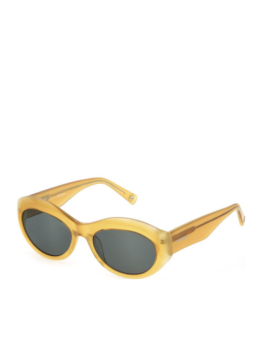 Sting Women's Sunglasses with Yellow Plastic Fr...