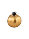 Zen Collection Tischplatte Glücksbringer Granatapfel Gold aus Kunststoff 1Stück