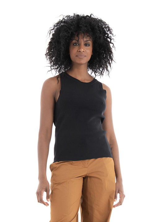 Ecoalf Indraalf pentru Femei Bluză Fără mâneci Neagră
