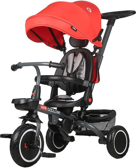 Coccolle Venti Convertible with Parental Handle for 12 Months Chili Pepper