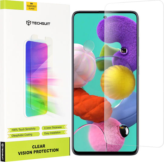 Techsuit Clear Vision Glass Закалено стъкло (Galaxy A51)