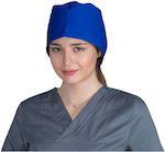 Alezi Unisex Chirurgische Kappe Blau aus Baumwolle und Polyester