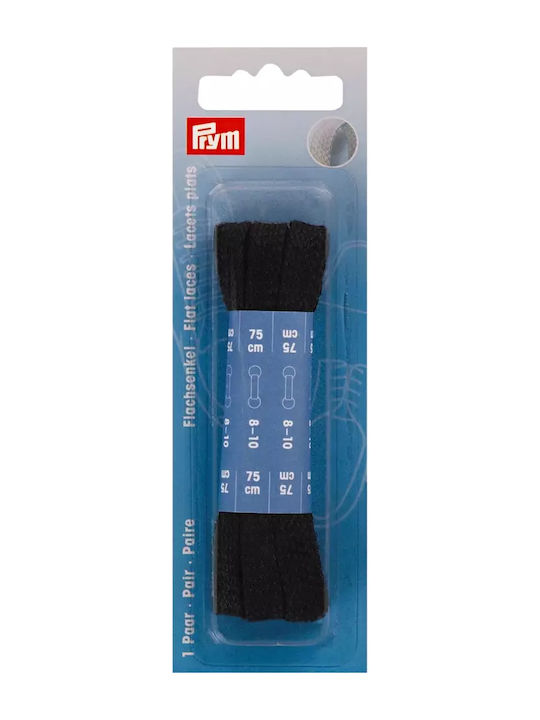 Prym Shoelaces 75cm Black 2pcs