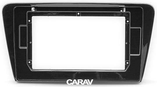 CARAV Industries Inc. DIN Fascia Panels 2 Din Compatible with Screen 10" for Skoda Octavia 2013 2019