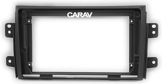 CARAV Industries Inc. DIN Fascia Panels 2 Din Compatible with Screen 9" for Fiat Sedici Suzuki SX4 2006-2014