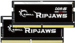 G.Skill Ripjaws 64GB DDR5 RAM cu 2 module (2x32GB) și Viteză 5600 pentru Laptop