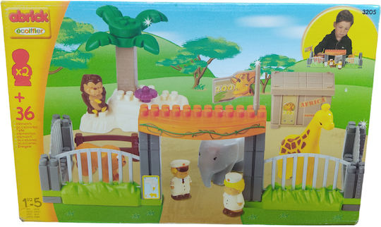Ecoiffier Τουβλάκια Africa Zoo για 1-5 Ετών 36τμχ