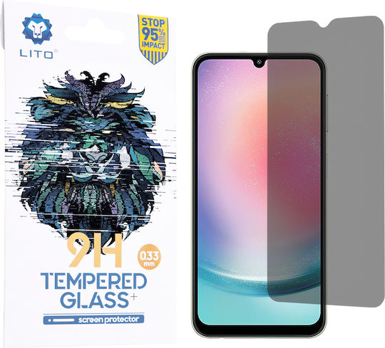 Lito Classic 2.5D Поверителност Закалено стъкло (Samsung Galaxy A24)