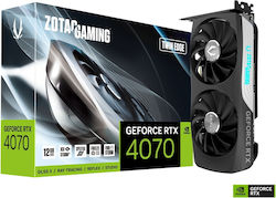 Zotac GeForce RTX 4070 12GB GDDR6X margine dublă Placă Grafică