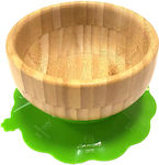 OLABamboo Baby Food Bowl made of Bamboo Green