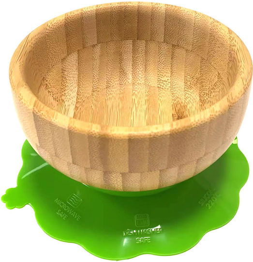 OLABamboo Παιδικό Μπωλ Φαγητού από Bamboo Πράσινο