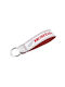 HONDA keychain made of leatherette - White