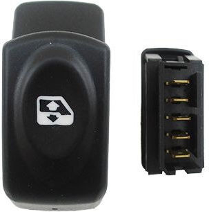 Electric Life Car Window Switch for Dacia Logan