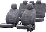 Leatherette Covers Set 12pcs Nissan Navara D23 Milano Design Gray