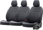 Leatherette Covers Set 8pcs Toyota Proace II Istanbul Design Black