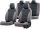 Car Seat Covers Set 12 Pieces Polyester Hyundai i30 FD Original Design Hyundai i30 Grey