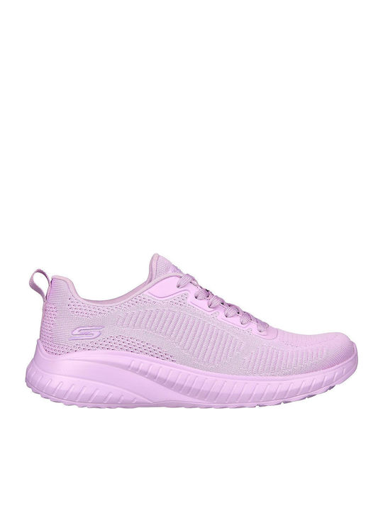 Skechers Bobs Squad Chaos Damen Sneakers Flieder