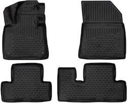 Novline Σετ Μπροστινά και Πίσω 4τμχ για Citroen C4 / SpaceTourer / C4 SpaceTourer 2018+ Μαύρα Novline Σετ Μπροστινά και Πίσω 4τμχ για Citroen C4 / SpaceTourer / C4 SpaceTourer 2018+ Μαύρα