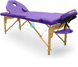 Alfa Care Κρεβάτι Μασάζ Μωβ 197x70εκ.