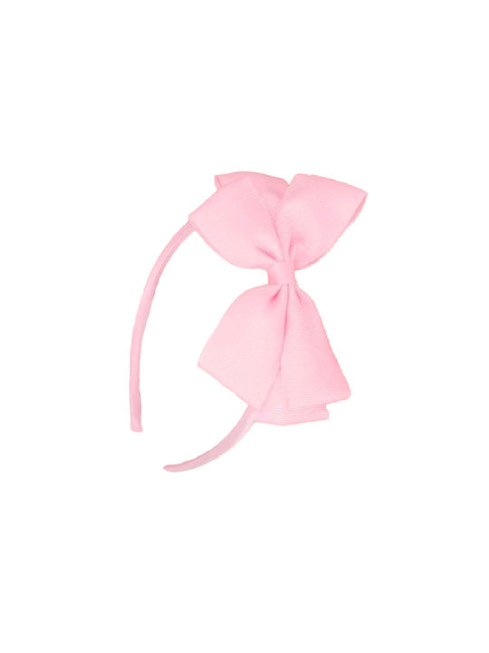 Children's Hair Crown One colour big bow Pink